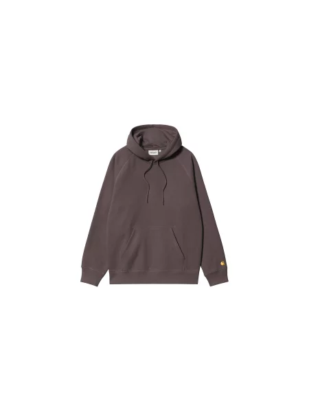 Carhartt WIP Hooded Chase Sweatshirt Mężczyźni Bluzy i bluzy z kapturem Carhartt WIP Size: M brązowy