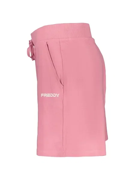 Pantaloni scurți Freddy cu cordon roz