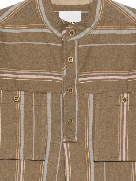 Раирана риза Isabel Marant на райета кафяво