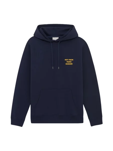 Bluza z kapturem Drole De Monsieur z kapturem niebieska