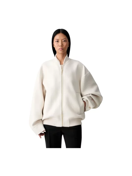 Kurtka bomber Sportmax beżowy