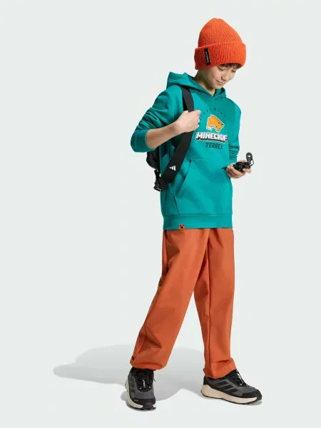 Детское худи Adidas зеленое