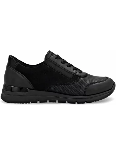 Sneakersy Rieker skórzane czarne