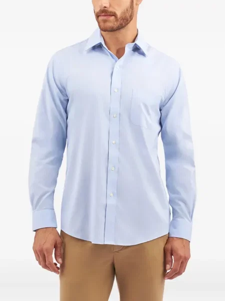 Cămașă Brooks Brothers lungă albastru