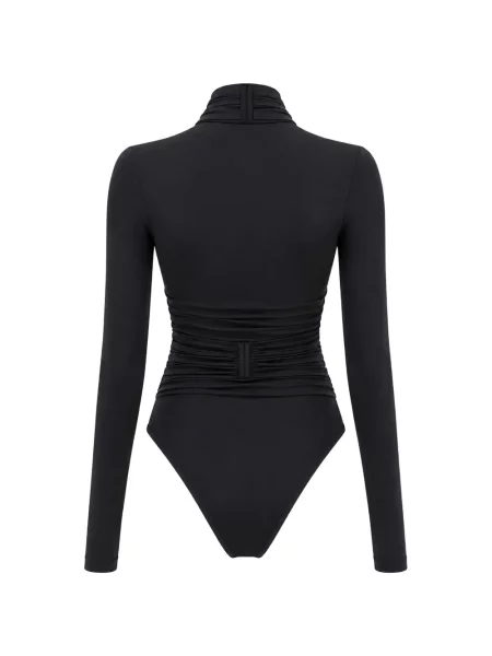 Body Wardrobe.nyc cu volane negru