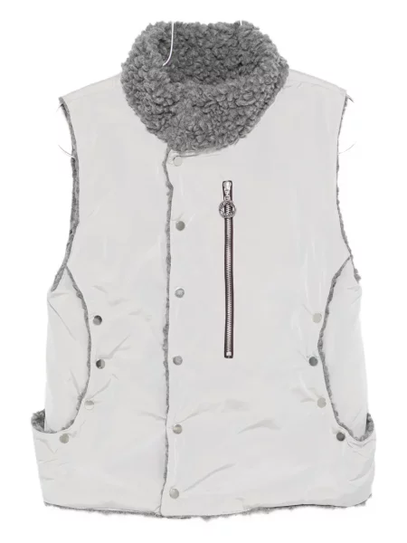 Vestă Charlie Constantinou din fleece gri