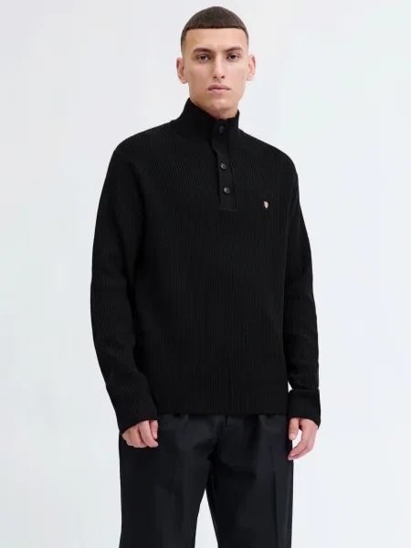 Jack & Jones Premium Pulover JPRBLURICHARD' negru