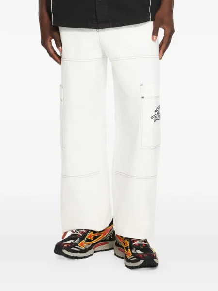 Pantaloni cargo Off-white alb