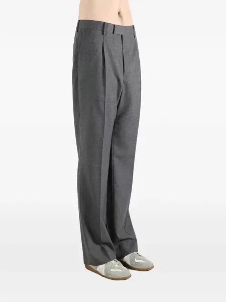 Pantaloni Auralee plisate gri