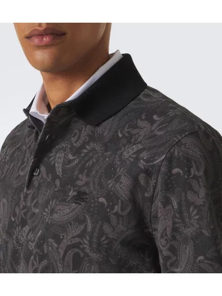 Tricou polo Etro negru
