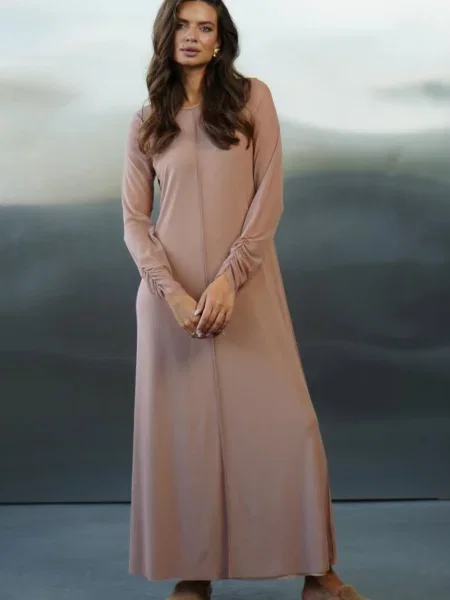 Сукня максі Alnest бежевий