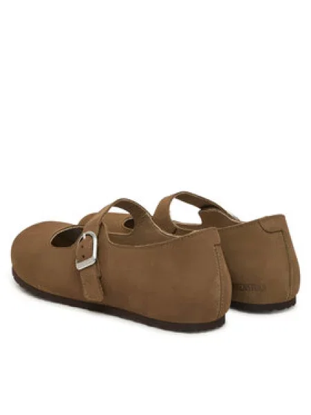 Birkenstock Balerinke Santa Clarita rjava