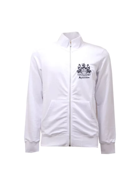 Bluza rozpinana Aquascutum z kapturem biała