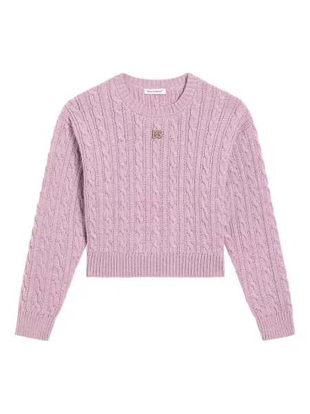 Sweter dziecięcy Dolce And Gabbana fioletowy
