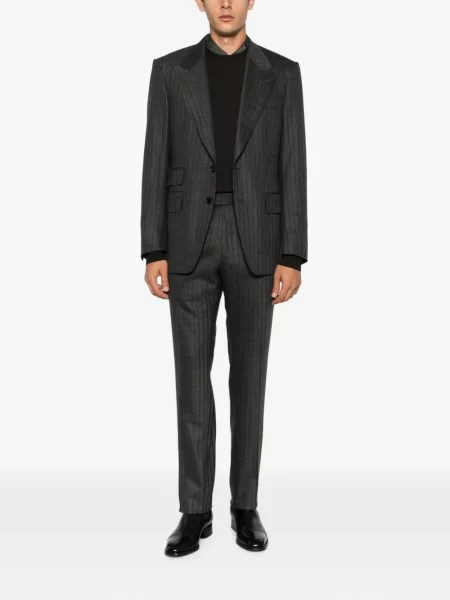 Pulover Tom Ford cu decolteu rotund maro