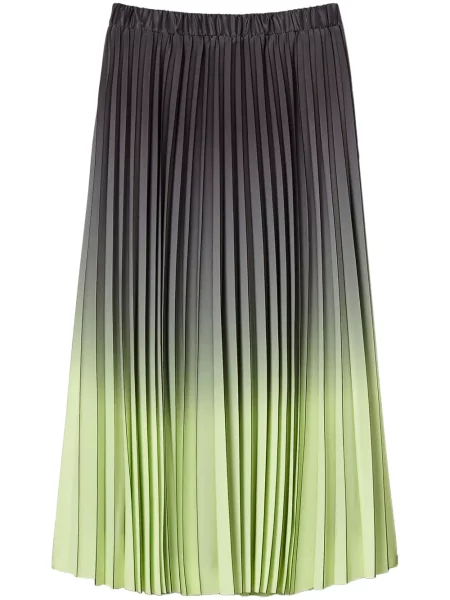 Fustă midi Twinset până la genunchi gri