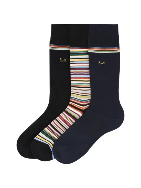 Șosete Paul Smith cu dungi negru