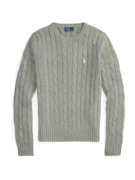 Polo Ralph Lauren Pulover JULIANNA gri piatră alb