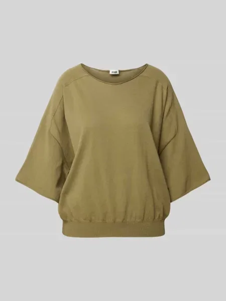 Sweter z dzianiny z rękawem o dł. model ‘DILARY’ Drykorn