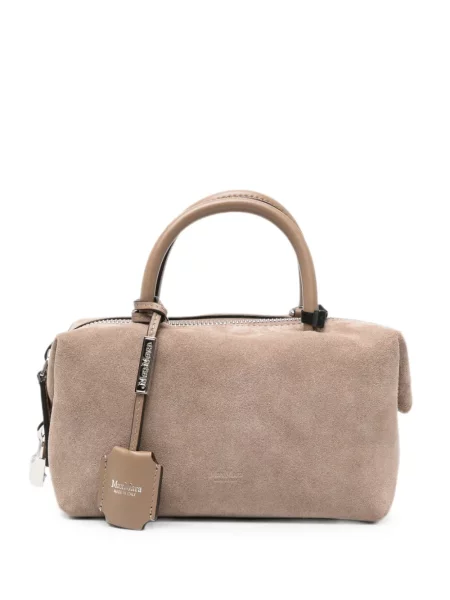 Geantă Max Mara din piele de căprioară