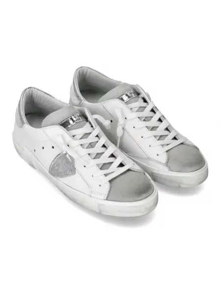 Sneakersy Philippe Model skórzane białe