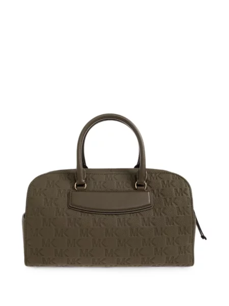 Geantă Michael Michael Kors din piele cu volane roz