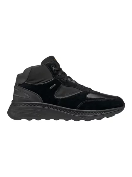 Sneakersy Geox zamszowe czarne