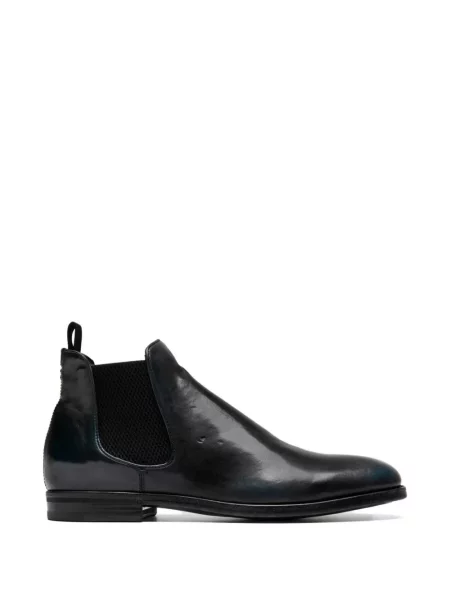 Botine Officine Creative din piele albastru