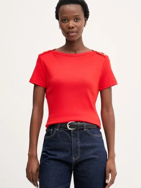 Tommy Hilfiger t-shirt czerwona