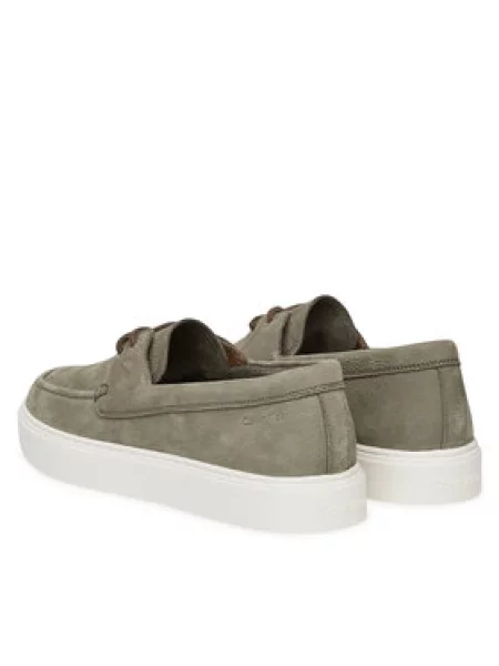 Cipele Calvin Klein Hybrid Lace Up Boat Nu zelena
