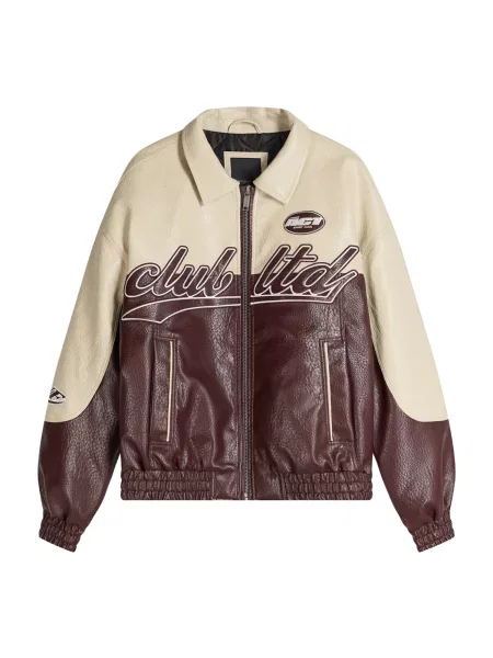 Bershka Prehodna jakna kremna / burgund