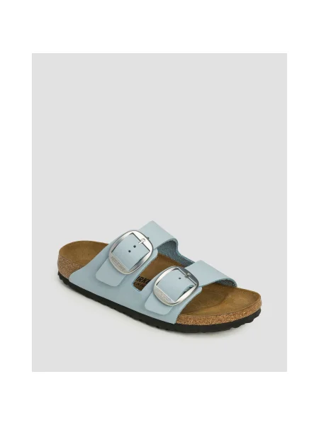 Șlapi Pentru Femei Birkenstock Arizona Big Buckle Lenb Narrow albastru