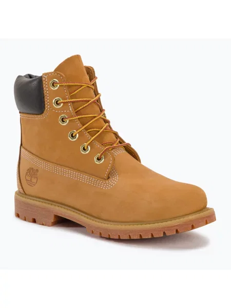 Botki Timberland skórzane brązowe