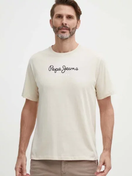 Pepe Jeans tričko EGGO N béžové
