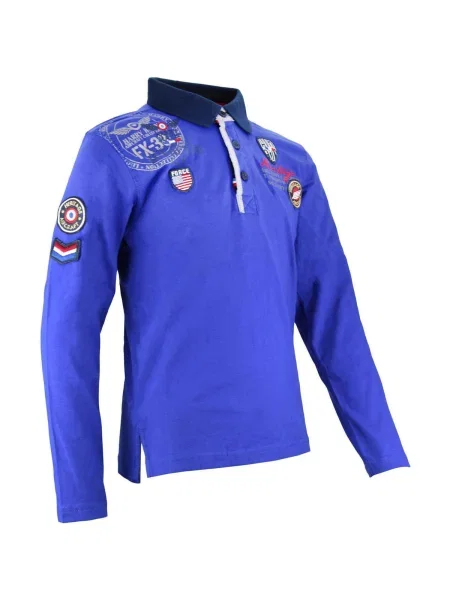 Tricou polo copii Harry Kayn albastru