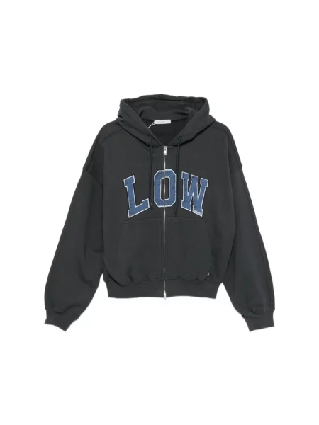 Bluza z kapturem Low Classic z kapturem klasyczna szara