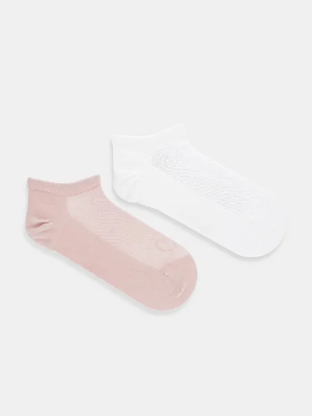 Чорапи Calvin Klein Jeans 2 чифта оранжево бежово