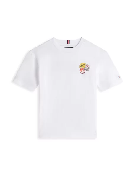 Tommy Hilfiger Tričko / žlutá / černá bílá