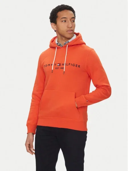 Tommy Hilfiger Суитшърт Logo оранжев