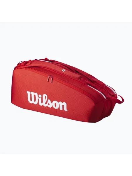 Wilson Super Tour Red тенис чанта червена