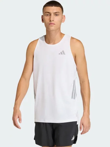 ADIDAS PERFORMANCE Tehnička sportska majica svijetlosiva bijela