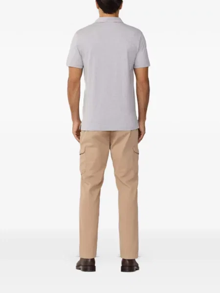 Scurt tricou polo Hackett London gri