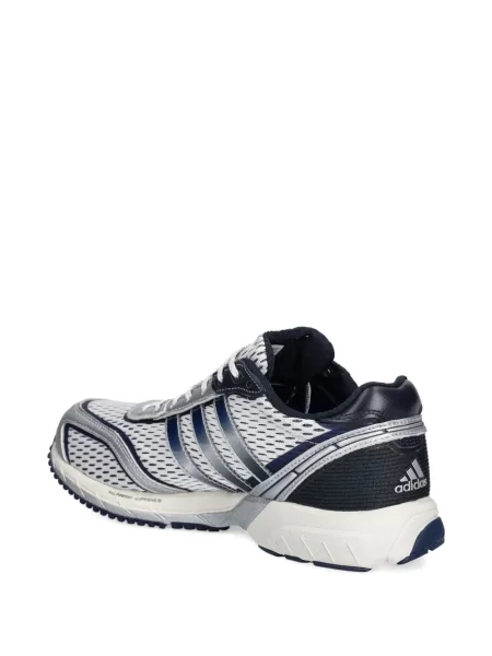 Ριγέ μισό φερμουάρ sneakers Adidas EQT σουέντ μαύρο