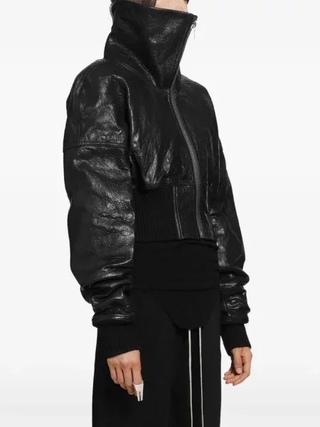 Decupat geacă Rick Owens negru