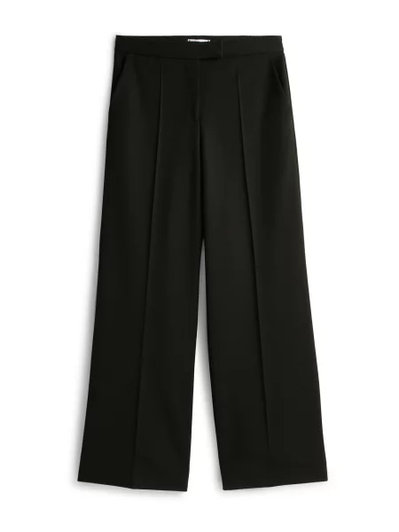 TOMMY HILFIGER Pantaloni cu dungă negru