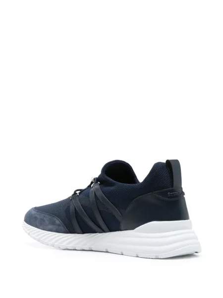 Sneakerși Stefano Ricci din piele albastru