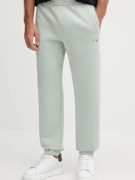 Спортивні штани Armani Exchange з принтом зелений