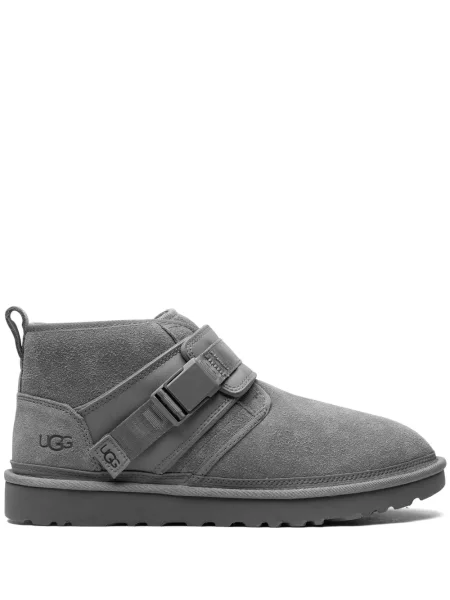 Botine Ugg din piele de căprioară gri