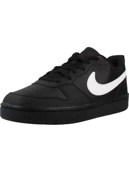 Dziecięce sneakersy Nike COURT BOROUGH LOW RECRAFT BG czarne