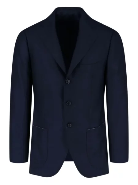 Sacou Cesare Attolini din cașmir albastru